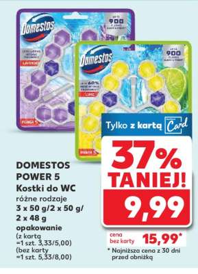 DOMESTOS POWER 5 Kostki do WC