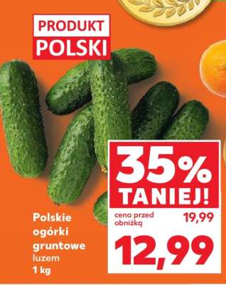 Polskie ogórki gruntowe, luzem 1 kg