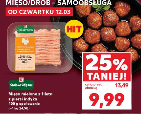 Mięso mielone z fileta z piersi indyka