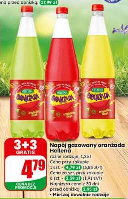 Napój gazowany oranżada Hellena