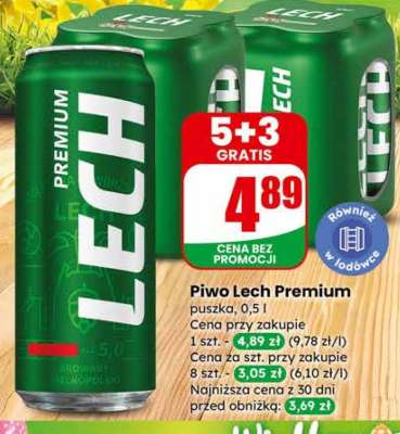 Piwo LECH PREMIUM