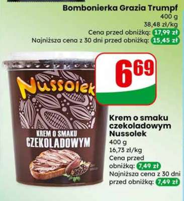 Krem o smaku czekoladowym Nussolek