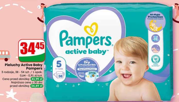 Pieluchy Active Baby Pampers