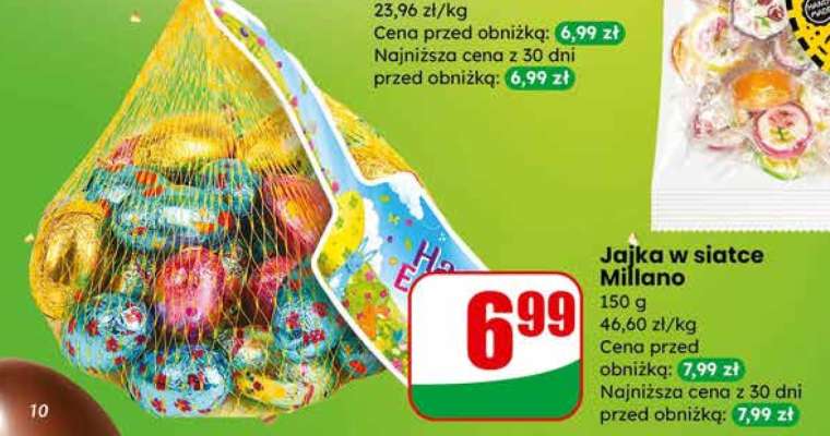 Jajka w siatce Millano