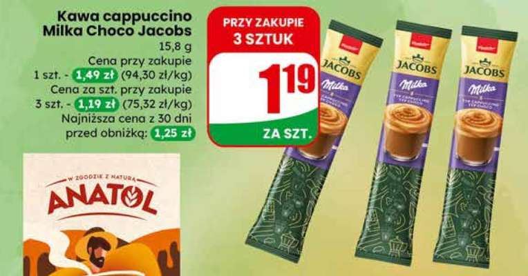 Kawa cappuccino Milka Choco Jacobs