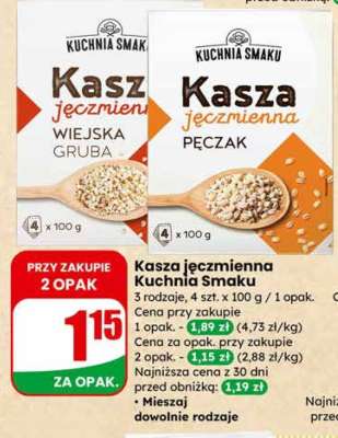 Kasza jęczmienna Kuchnia Smaku