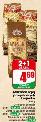 Makaron 12 jaj przepiórczych krajanka