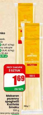 Makaron pszenny spaghetti Kuchnia Smaku