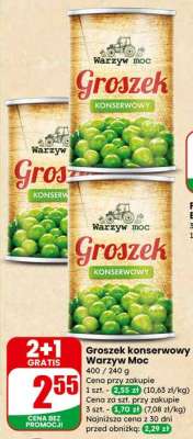 Groszek konserwowy Warzyw Moc