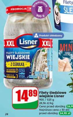 Filety śledziowe wiejskie Lisner