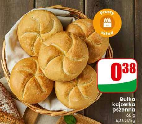 Bułka kajzerka pszenna