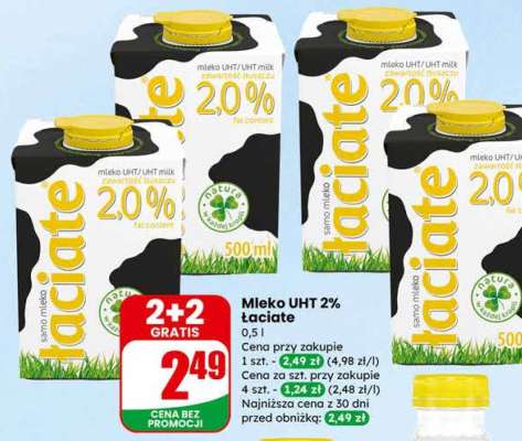 Mleko UHT 2% Łaciate