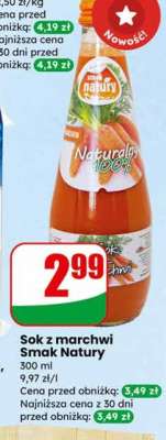 Sok z marchwi Smak Natury