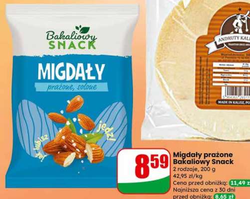 Migdały prażone Bakaliowy Snack