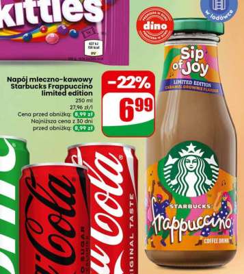 Napój mleczno-kawowy Starbucks Frappuccino limited edition