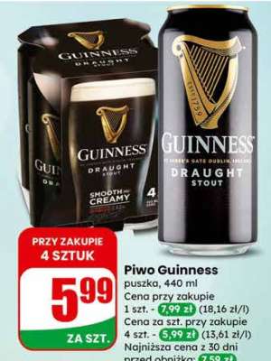 Piwo Guinness