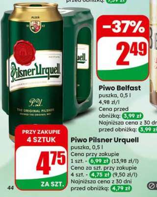 Piwo Pilsner Urquell