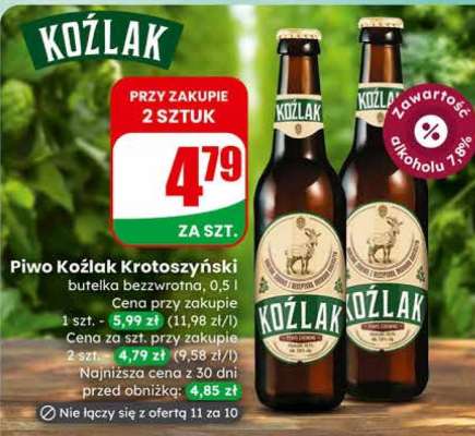 Piwo Koźlak Krotoszyński