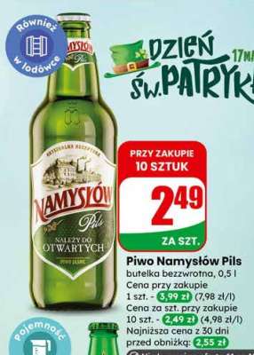 PIWO NAMYSŁÓW PILS