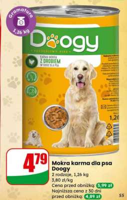 Mokra karma dla psa Doogy