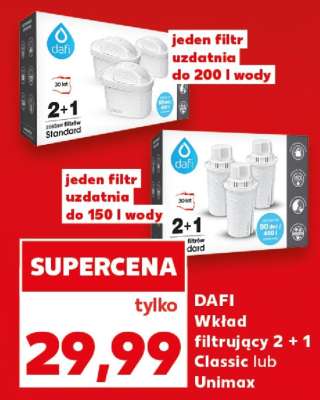 DAFI Wkład filtrujący 2 + 1 Classic lub Unimax
