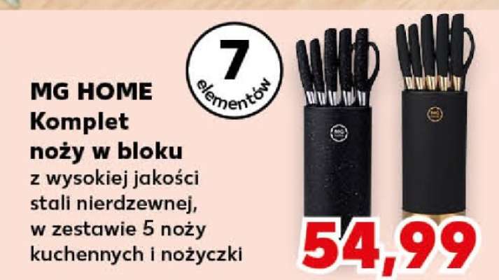 MG HOME Komplet noży w bloku