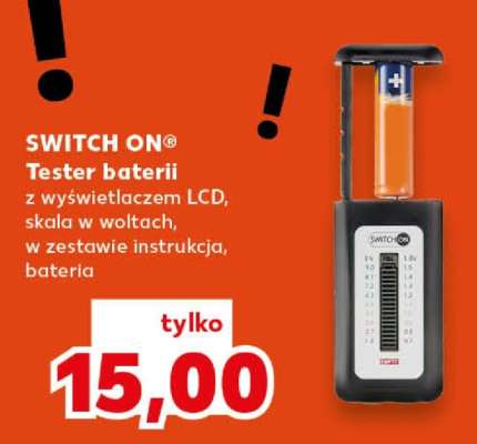 SWITCH ON® Tester baterii