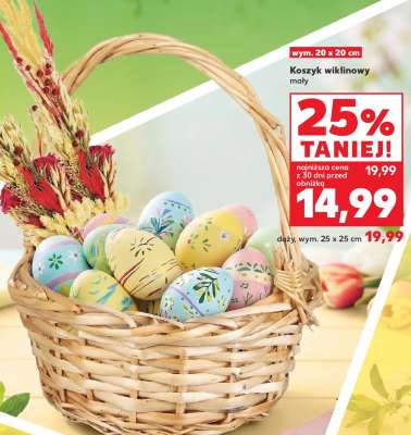 Koszyk wiklinowy mały