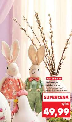 Dekoracje wielkanocne na teleskopowych nogach, różne rodzaje