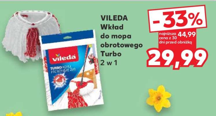 VILEDA Wkład do mopa obrotowego Turbo 2 w 1