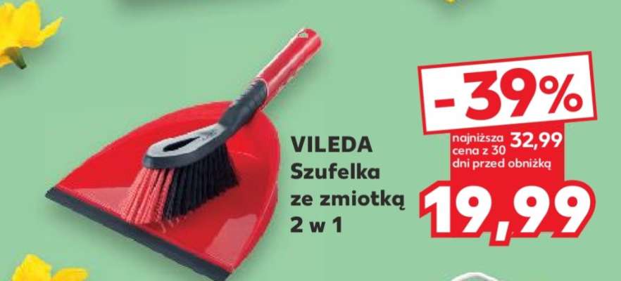 VILEDA Szufelka ze zmiotką 2 w 1