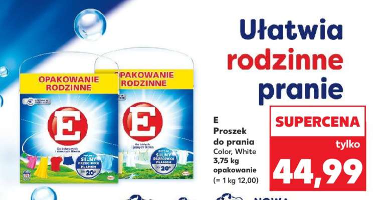 E Proszek do prania Color, White