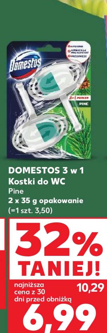 DOMESTOS 3 w 1 Kostki do WC