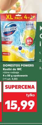 DOMESTOS POWER5 Kostki do WC