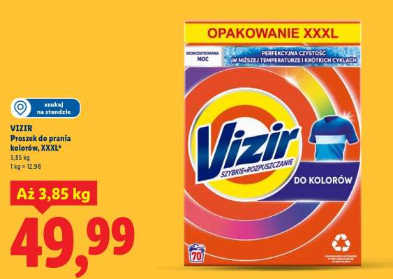 VIZIR Proszek do prania kolorów, XXXL**