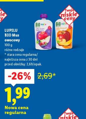 LUPILU BIO Mus owocowy