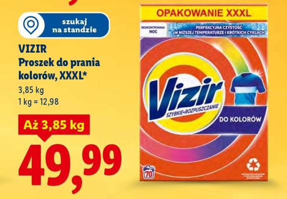 VIZIR Proszek do prania kolorów, XXXL**