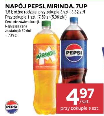 Napój Pepsi, Mirinda, 7UP