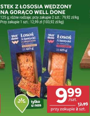 Stek z łososia wędzony na gorąco Well Done