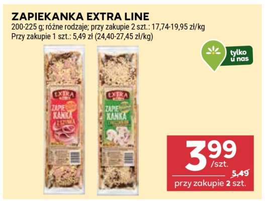 ZAPIEKANKA EXTRA LINE