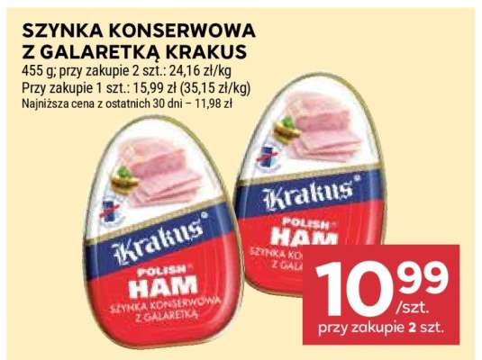 Szynka konserwowa z galaretką Krakus