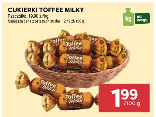 Cukierki Toffee Milky
