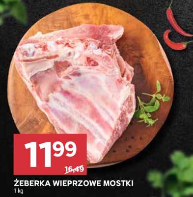 Żeberka wieprzowe mostki