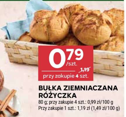 Bułka ziemniaczana różyczka