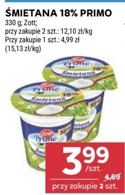 Śmietana 18% Primo