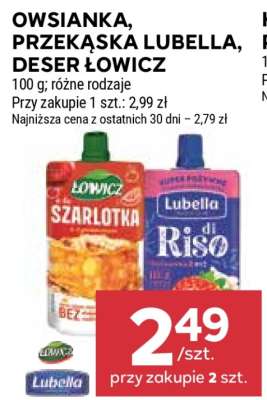 Owsianka, Przekąska Lubella, Deser Łowicz