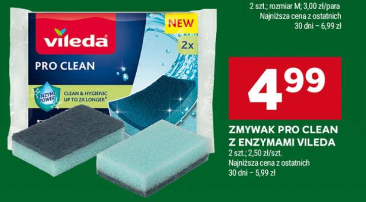 Zmywak Pro Clean z enzymami Vileda