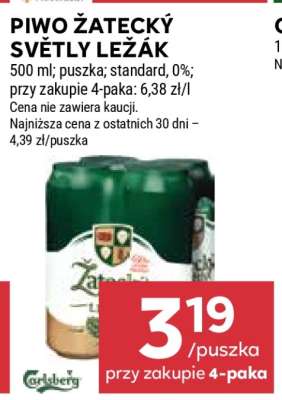 Piwo Žatecký Světlý Ležák