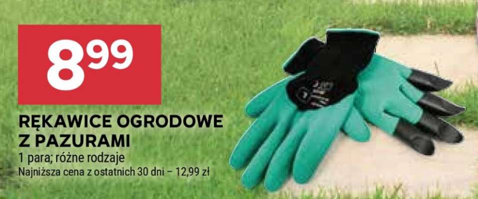 Rękawice ogrodowe z pazurami