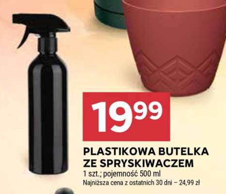 Plastikowa butelka ze spryskiwaczem